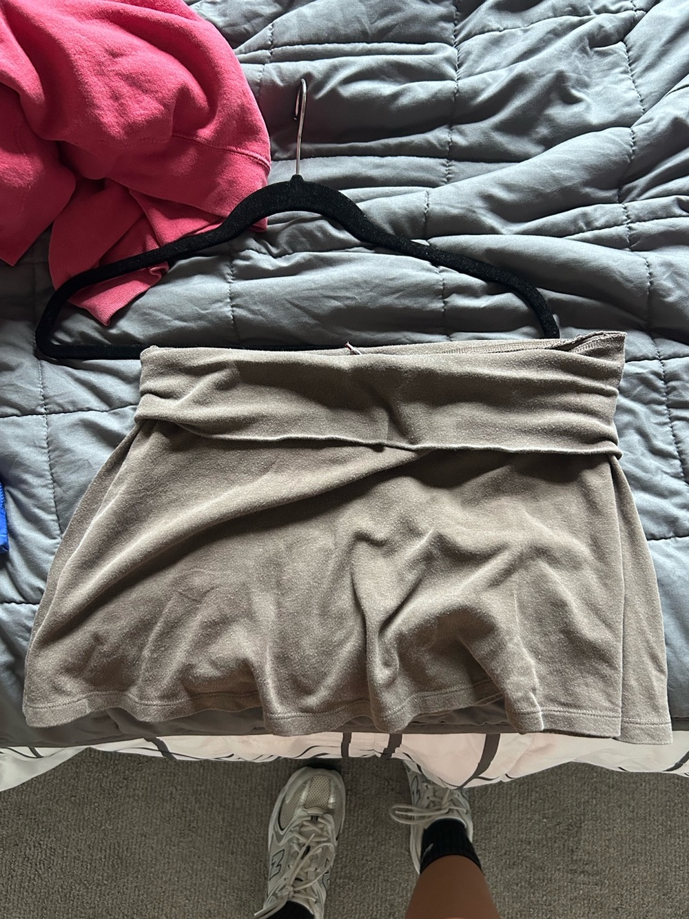 Old Navy Taupe Circle Skater Skirt